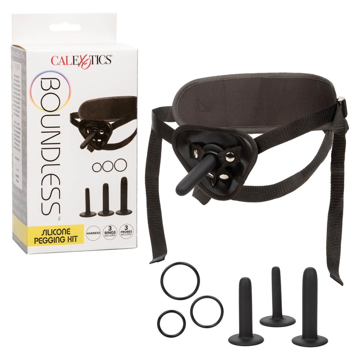 CalExotics® - Boundless™ - Silicone Pegging Kit – Black
