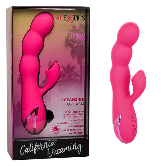 CalExotics® - California Dreaming Oceanside Orgasm Dual Vibrator – Fuschia