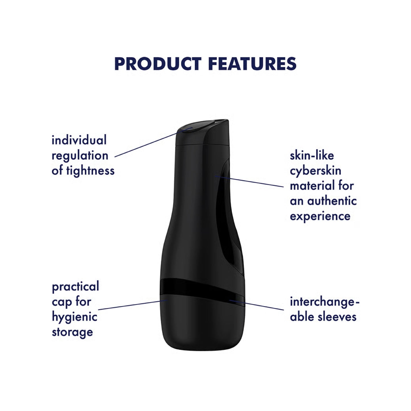 Satisfyer Men Classic Black Masturbator