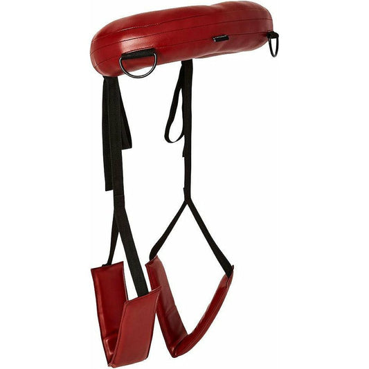 Sportsheets Saffron Thigh Sling - Red/Black