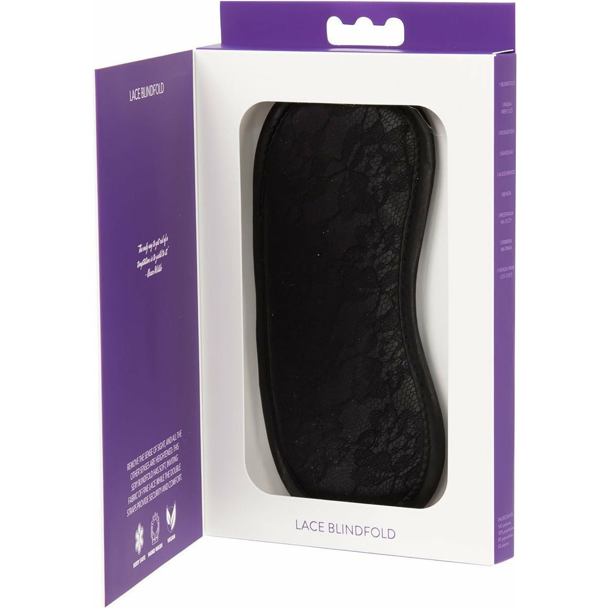 Sportsheets Sincerely - Lace Blindfold - Black