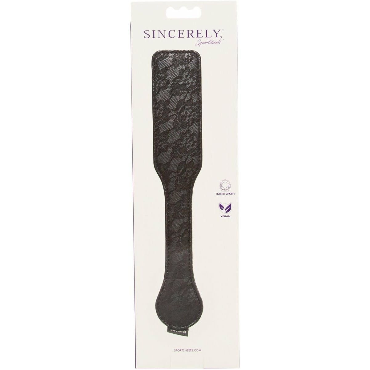 Sportsheets Sincerely - Lace Paddle - Black