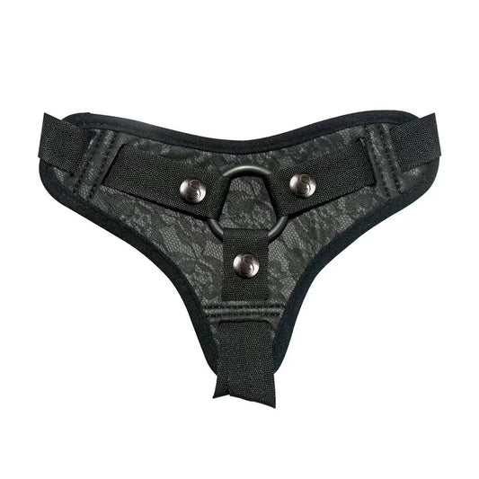 Sportsheets Sincerely - Lace Strap-On - Black