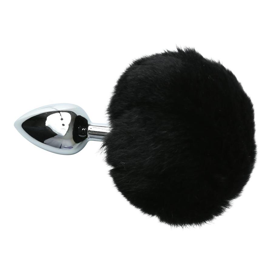 Sportsheets Metal Bondage Bunny Butt Plug - Black