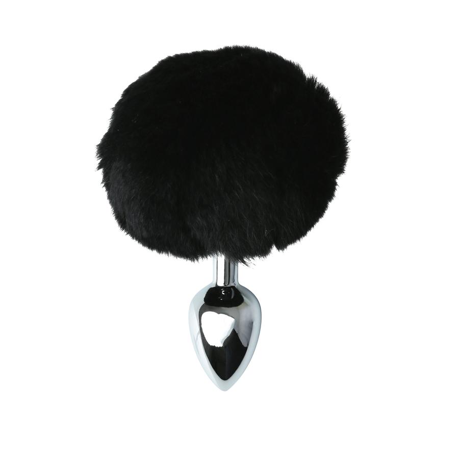 Sportsheets Metal Bondage Bunny Butt Plug - Black
