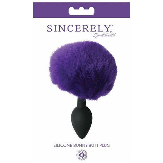 Sportsheets Sincerely - Silicone Bunny Butt Plug - Purple