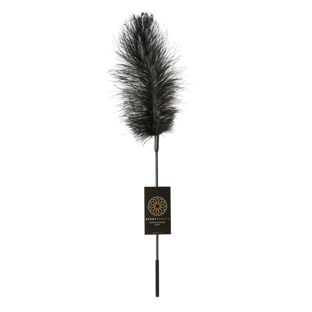 Sportsheets Ostrich Feather Tickler – Black