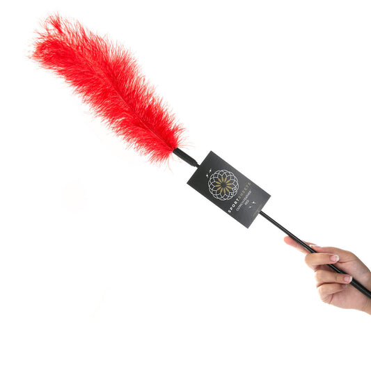 Sportsheets Ostrich Feather Tickler – Red