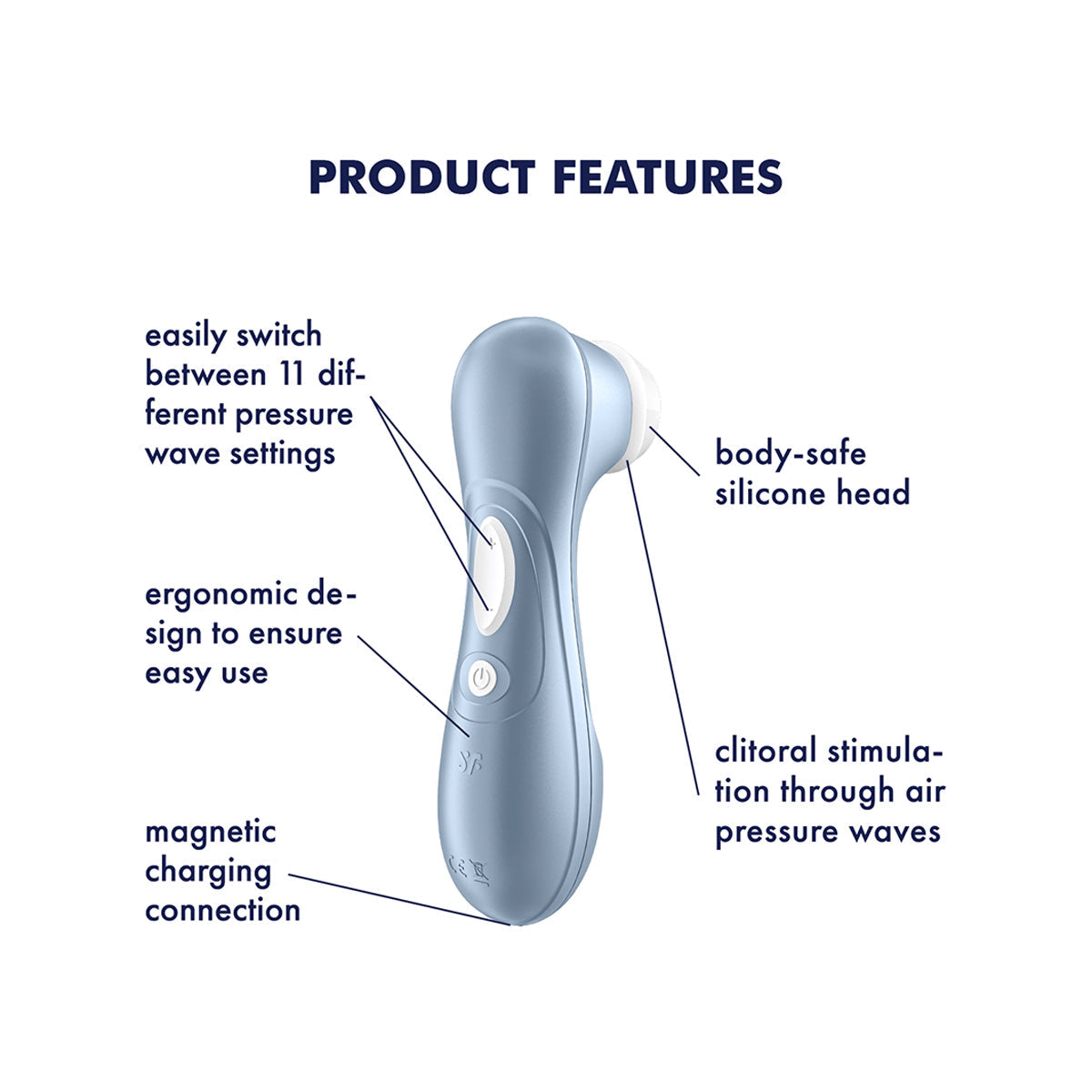 Satisfyer - Pro 2 Next Generation - Air Pulse Stimulator - Blue