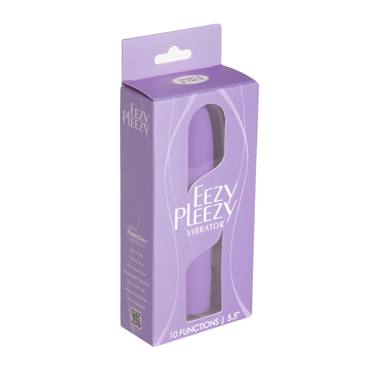 Eezy Pleezy – 5.5" Classic Vibrator – Purple
