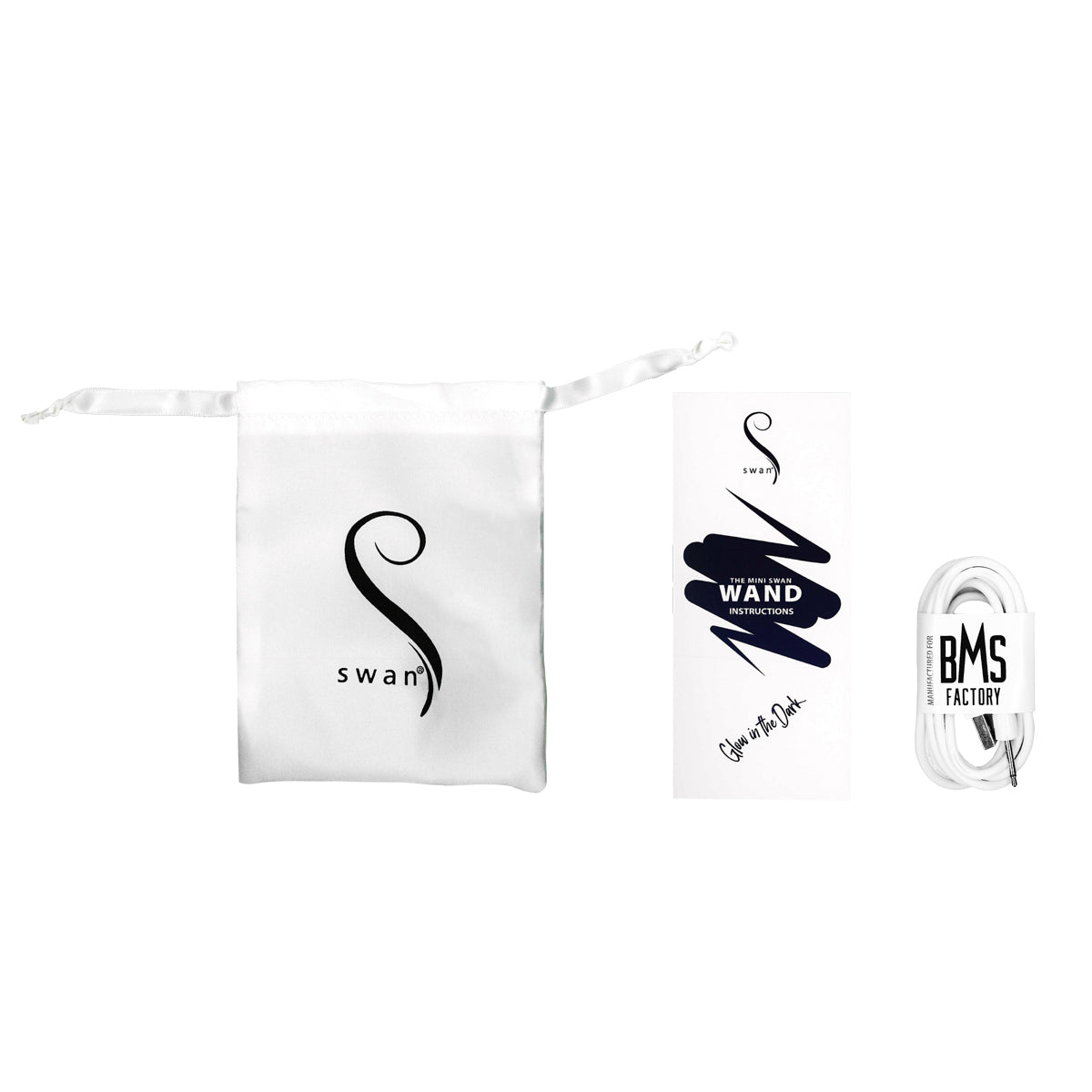 Swan® - The Mini Swan® Wand - Glow in the Dark - Blue