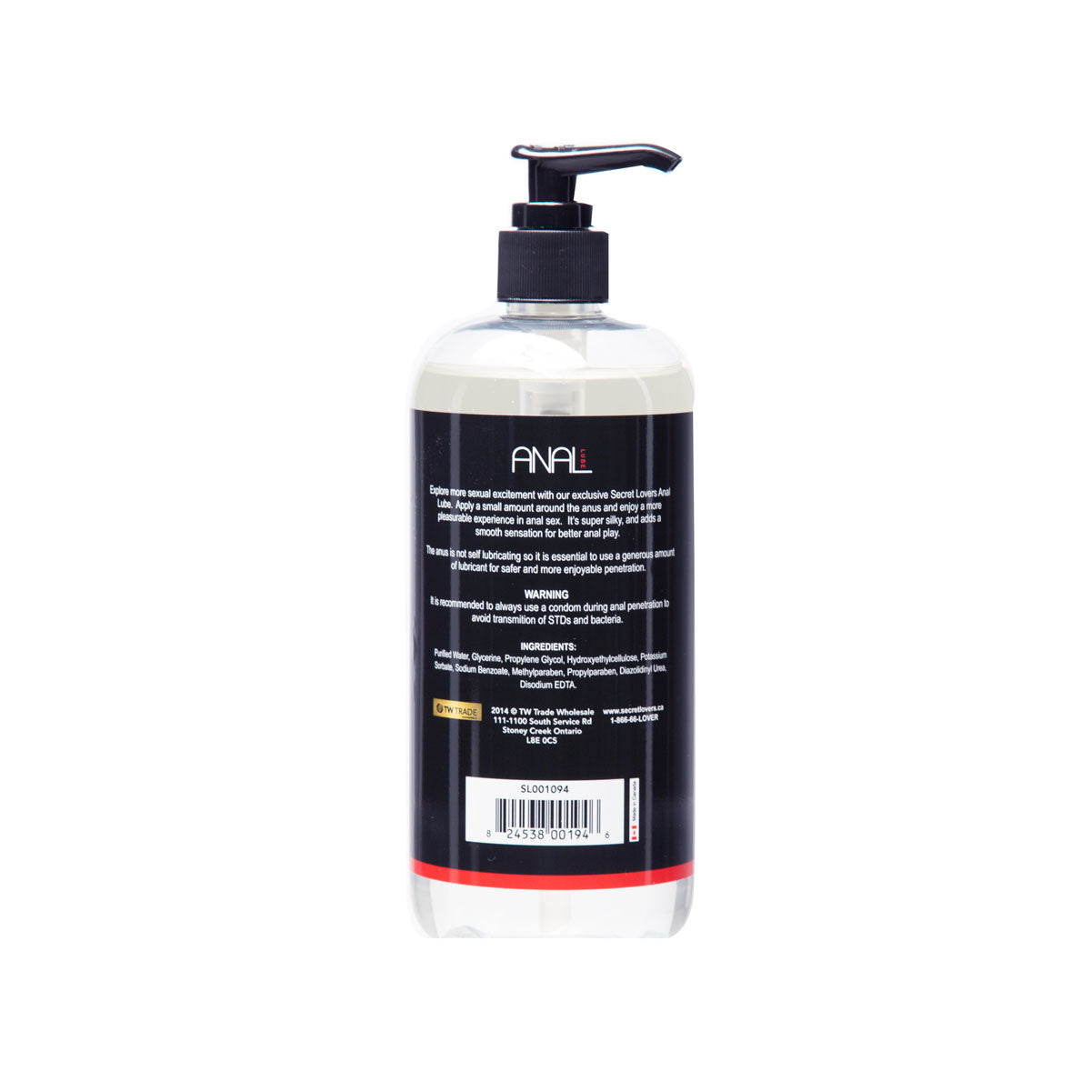 Secret Lovers Anal Lube – 500ML