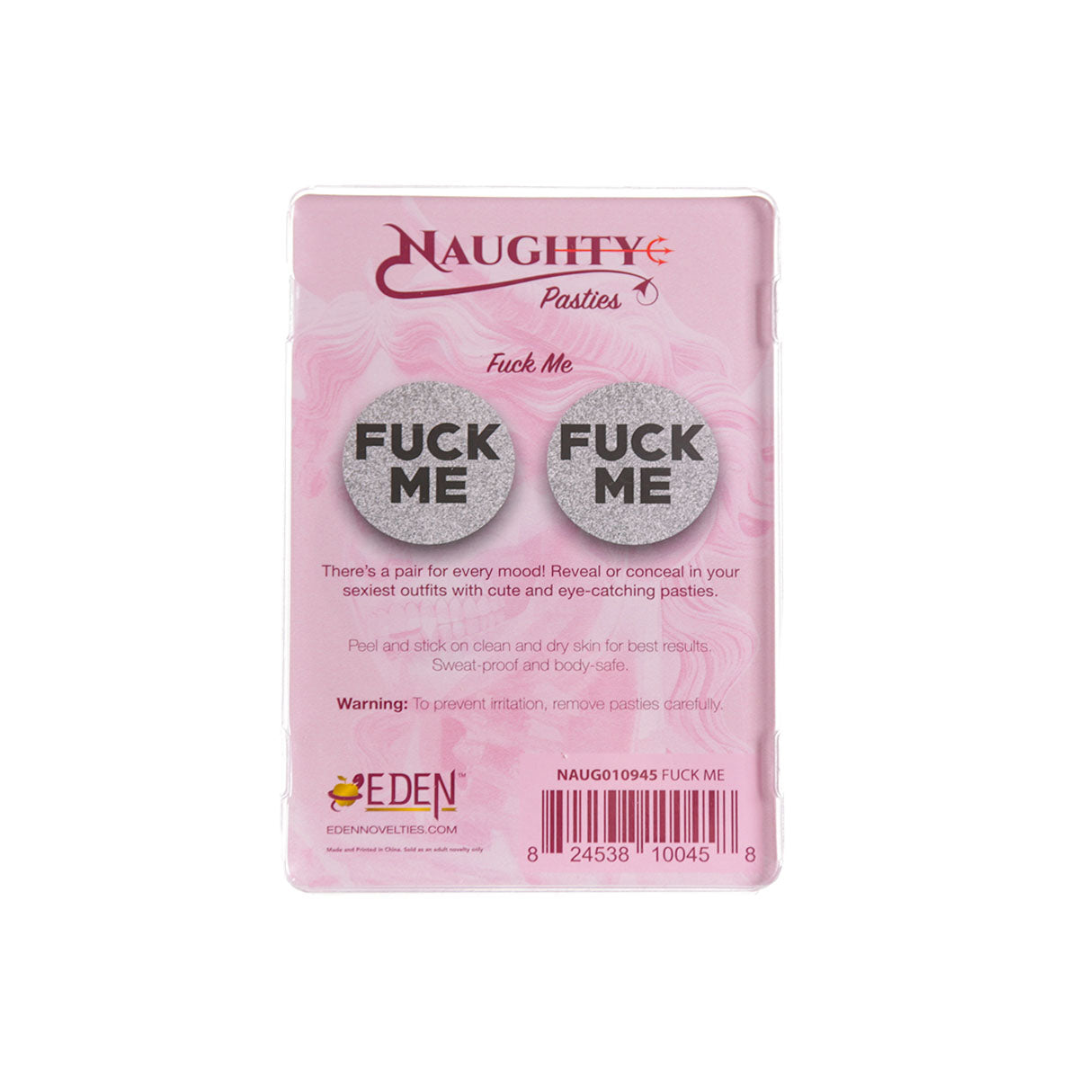 Naughty Glitter Fuck Me Nipple Pasties