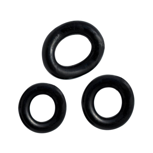 Lords of the Ring Collection - Frodo Rings Black - 3 Pack