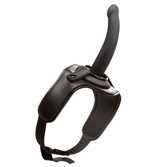 CalExotics® Onyxxx Thigh Strap with Silicone Probe - Black