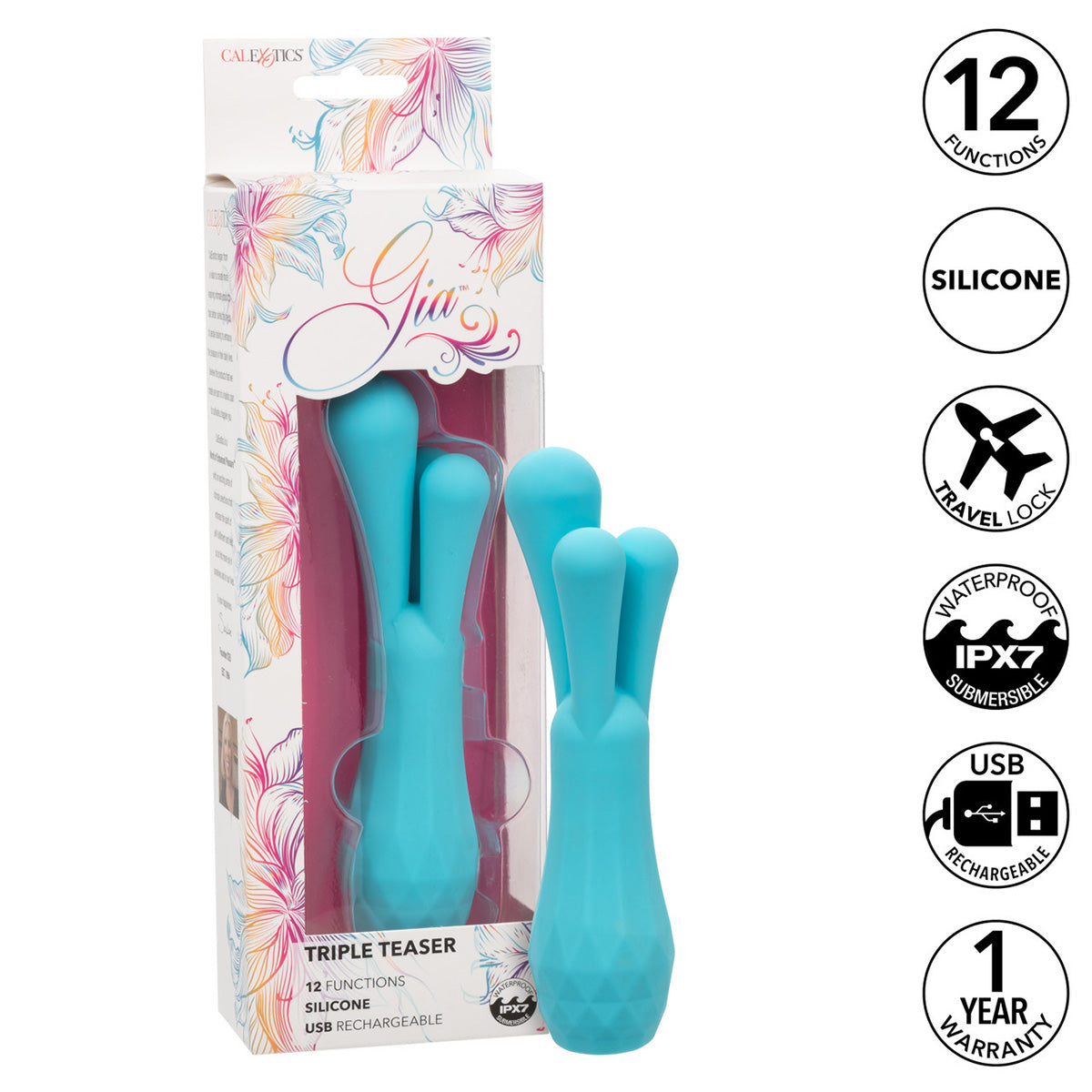 CalExotics® Gia Triple Teaser – Teal