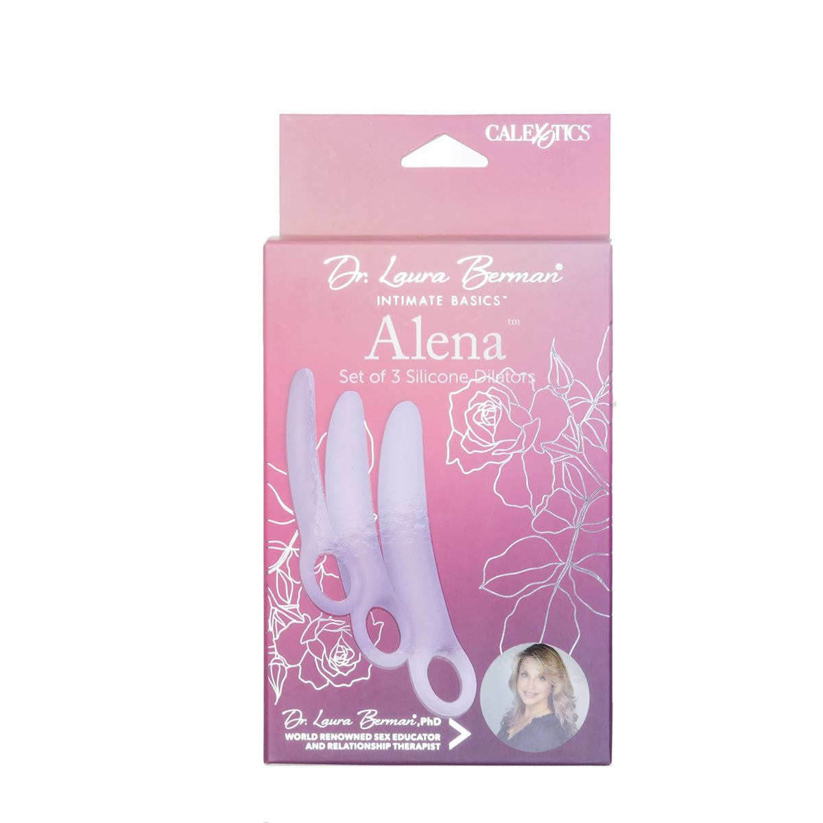 CalExotics® Dr. Laura Berman® Alena™ – Set of 3 Silicone Dilators – Purple
