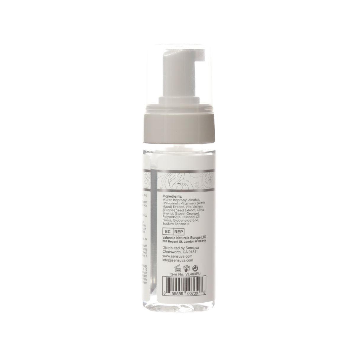 Sensuva Think Clean Thoughts Foaming Anti Bacterial Toy Cleaner 5.07oz