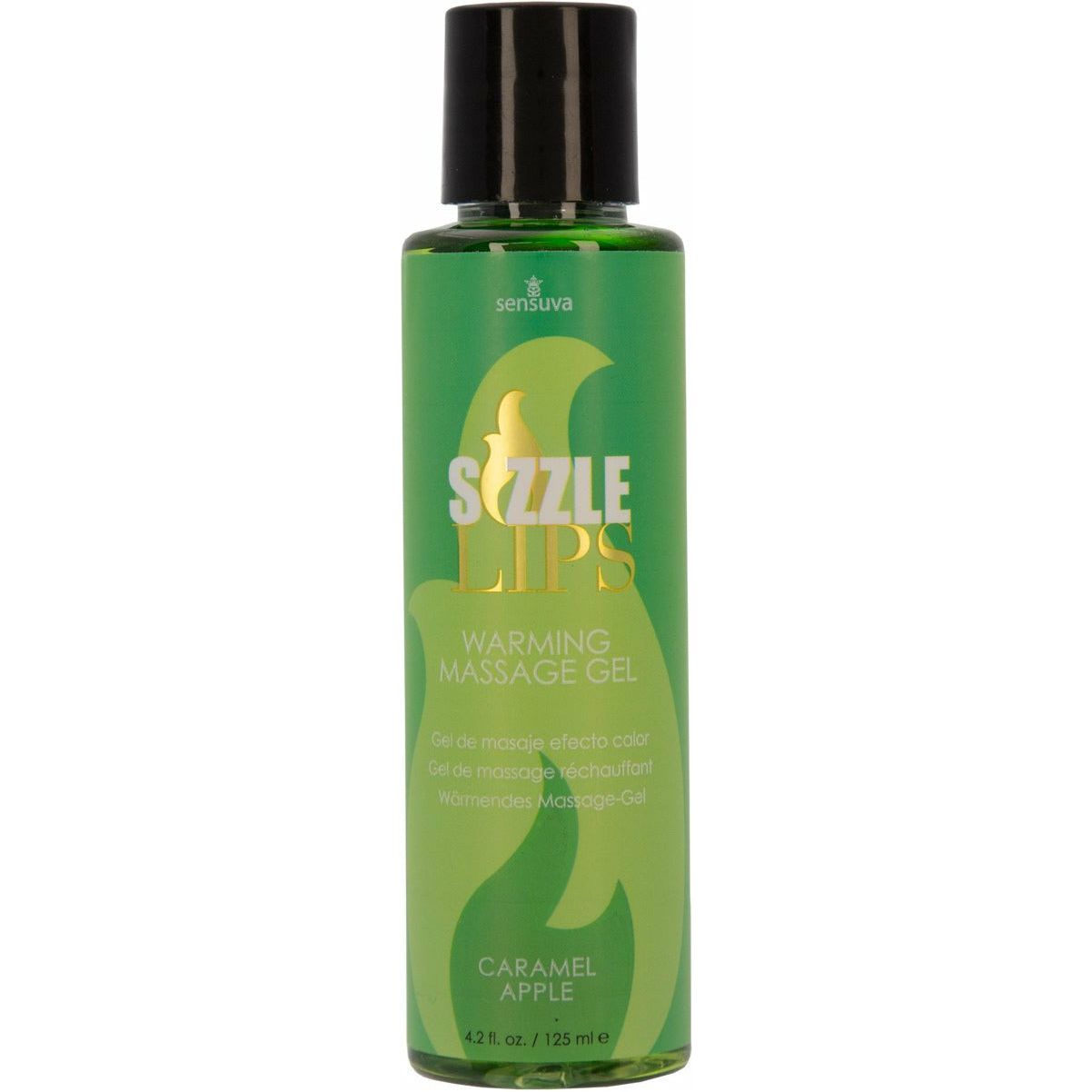 Sensuva Sizzle Lips Warming Edible Gel Caramel Apple 4.2 oz