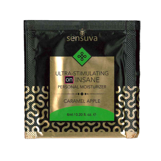 Sensuva – Ultra-Stimulating ON INSANE - Caramel Apple - Foil 6ml/0.20 fl oz.