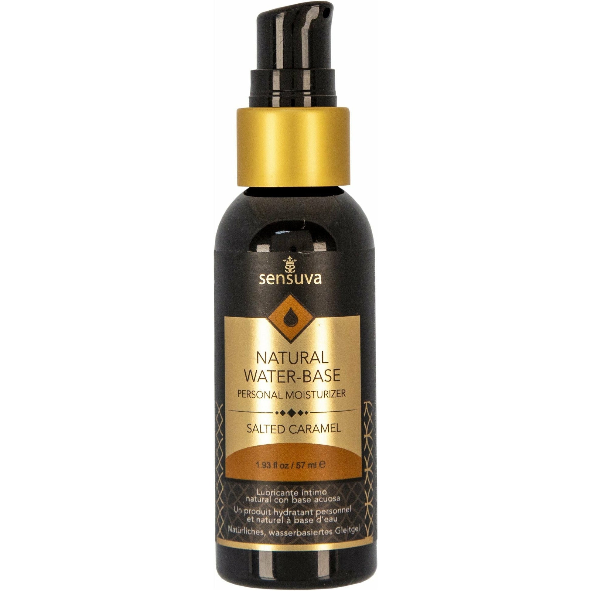 Sensuva Natural Water-Based – Flavoured Personal Moisturizer - 1.9 oz - Salted Caramel