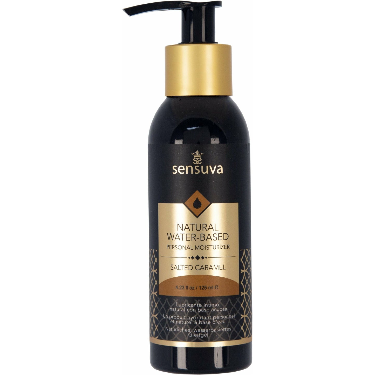 Sensuva Natural Water-Based – Flavoured Personal Moisturizer - 4.2 oz - Salted Caramel