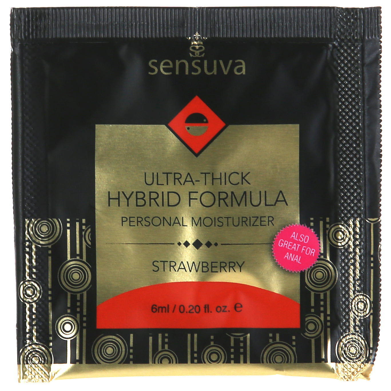 Sensuva Ultra-Thick Hybrid Formula – Personal Moisturizer - 6ml/0.2oz, Strawberry