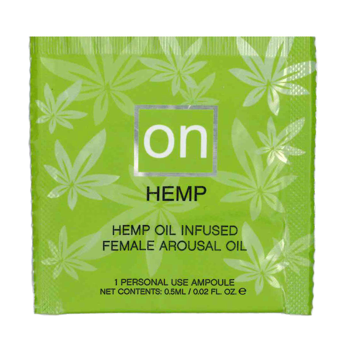 Sensuva – ON - Hemp Female Arousal Oil – Foil 0.5ml/0.002 fl oz.