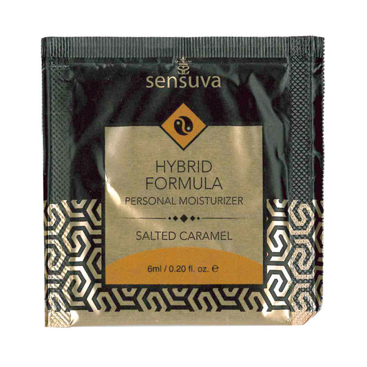 Sensuva – Hybrid Formula Personal Moisturizer - Salted Caramel - Foil 6ml/0.20 fl oz.