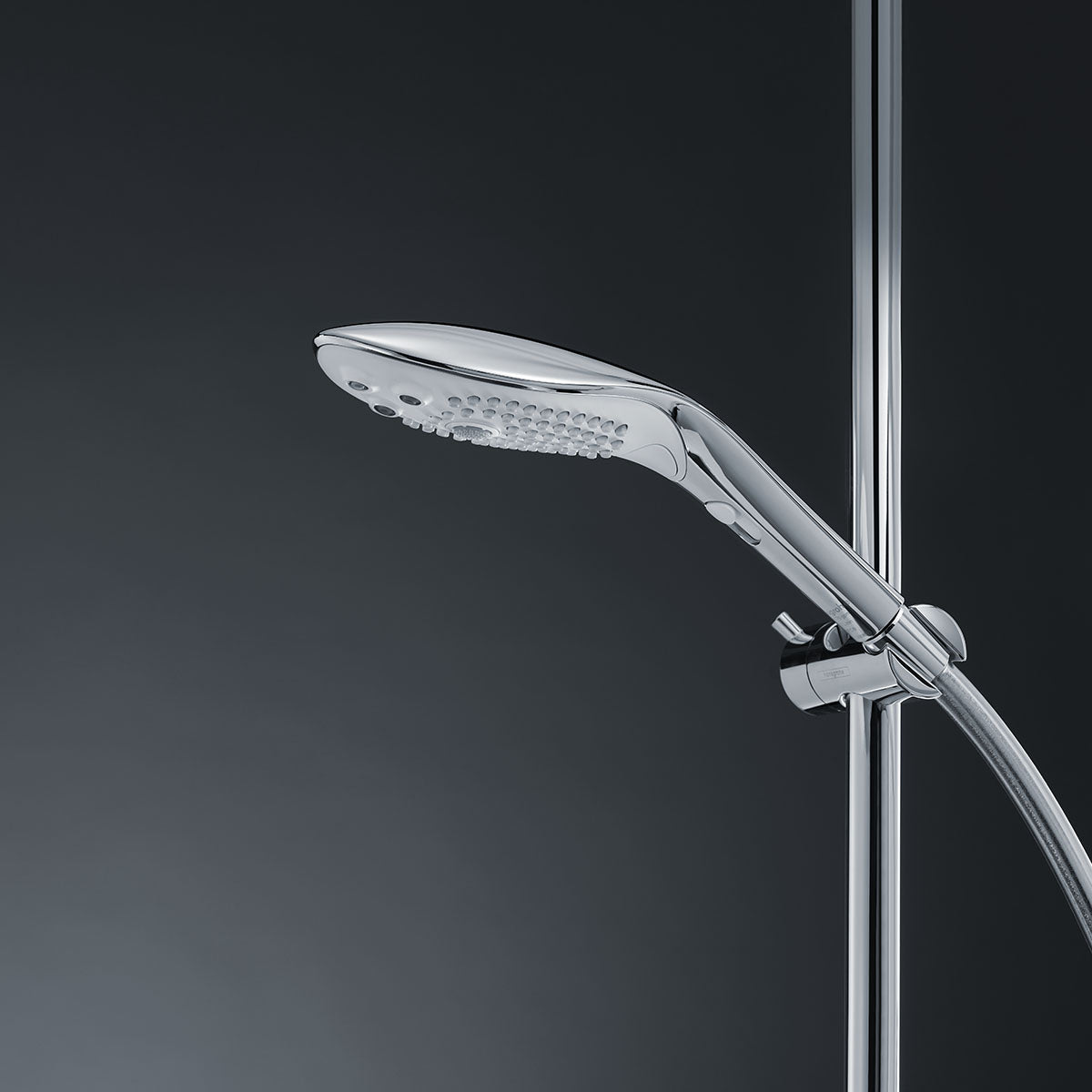 Womanizer® - Wave - Combined Shower Head & Water Massage Clitoral Stimulator - Chrome