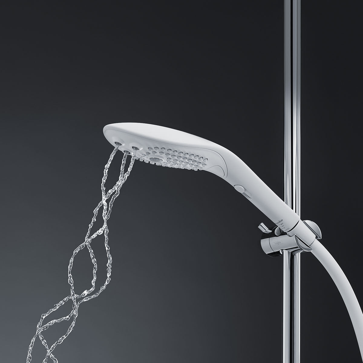 Womanizer® - Wave - Combined Shower Head & Water Massage Clitoral Stimulator - White