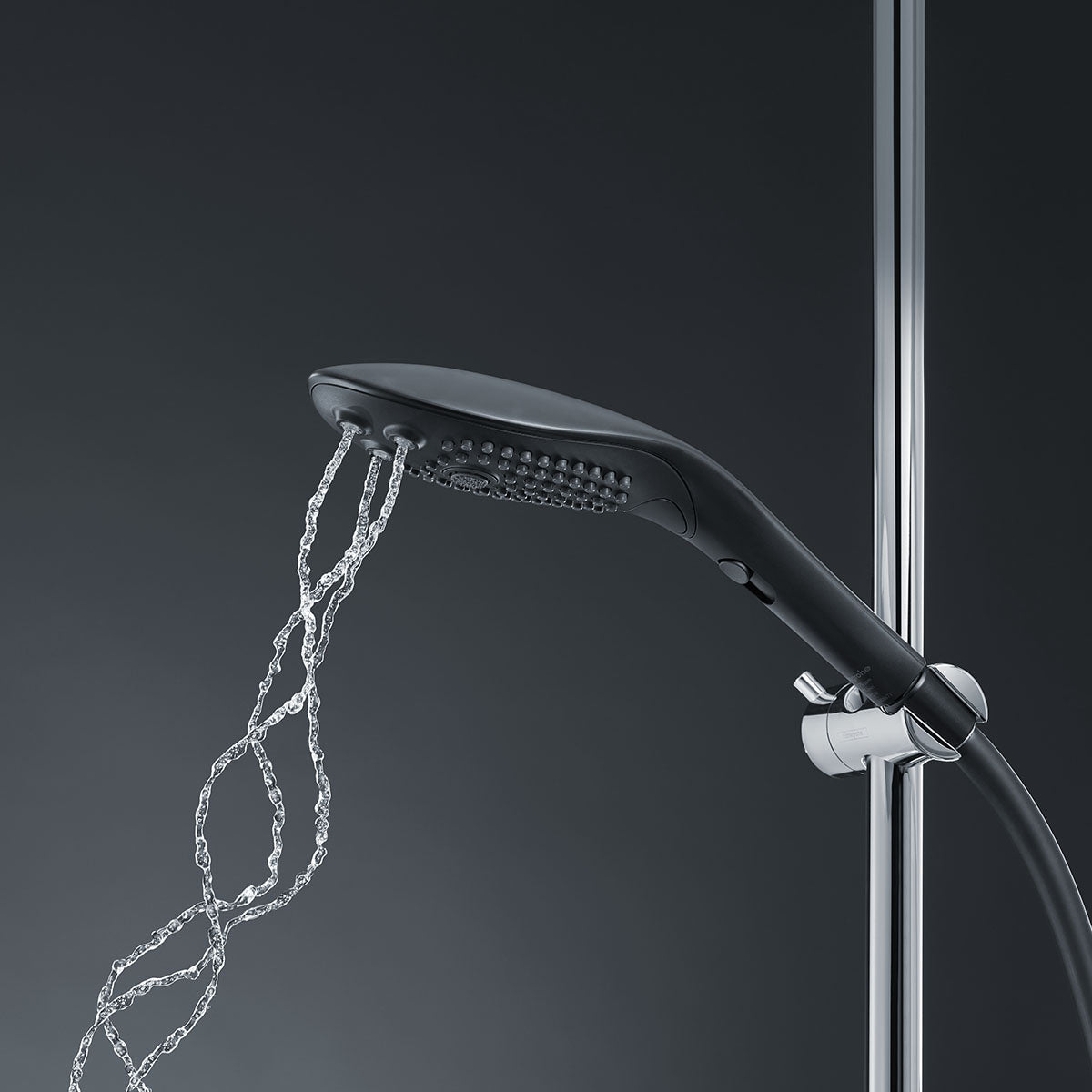 Womanizer® - Wave - Combined Shower Head & Water Massage Clitoral Stimulator - Black