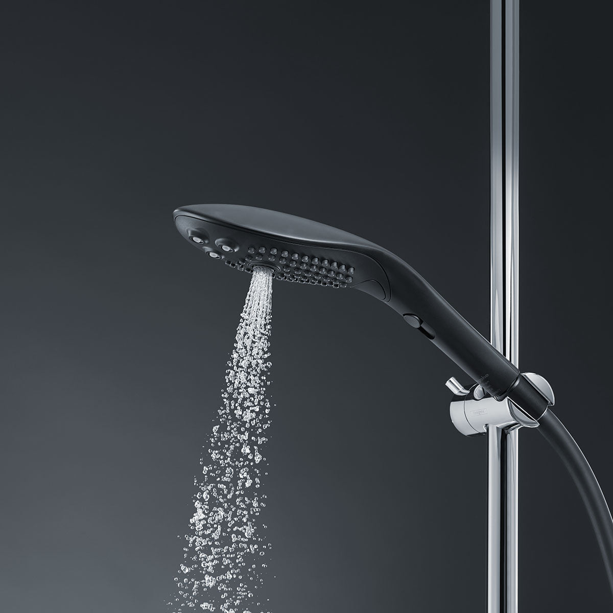 Womanizer® - Wave - Combined Shower Head & Water Massage Clitoral Stimulator - Black