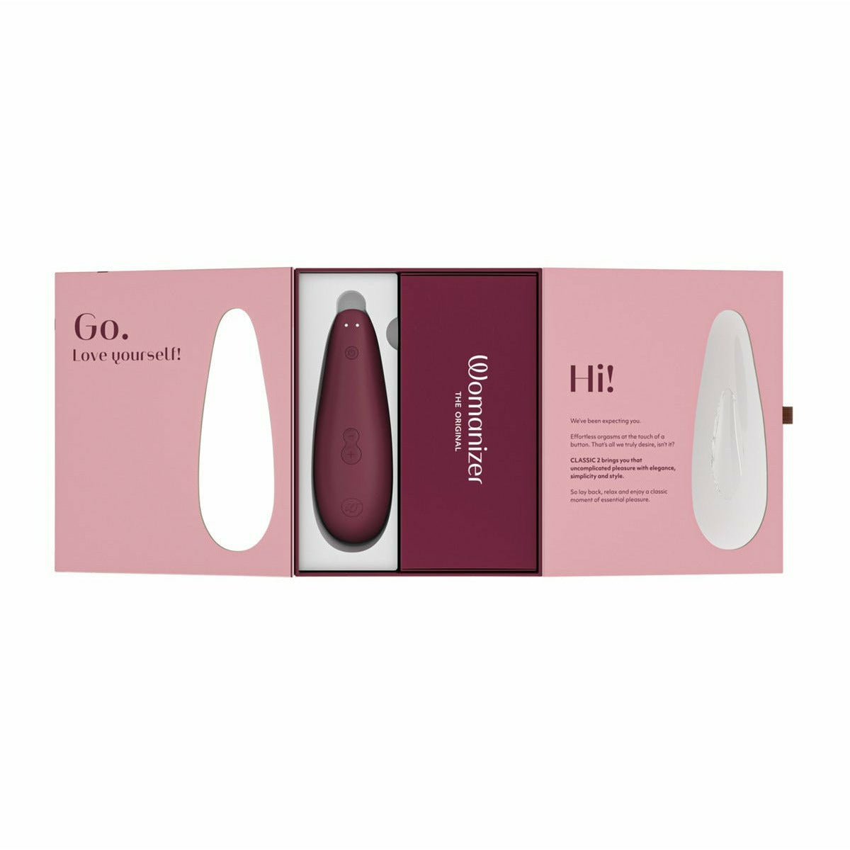 Womanizer Classic 2 – Clitoral Stimulator – Bordeaux