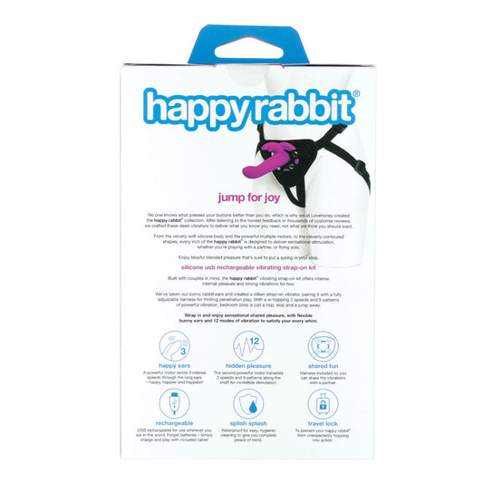 Happy Rabbit - Strap-On Kit - Purple