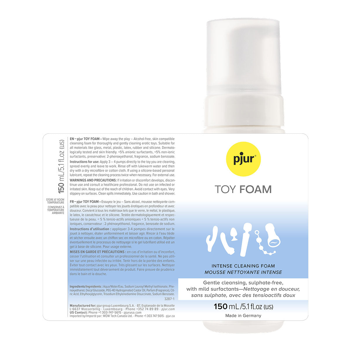 PJUR Toy Foam Intense Cleaning 150ML