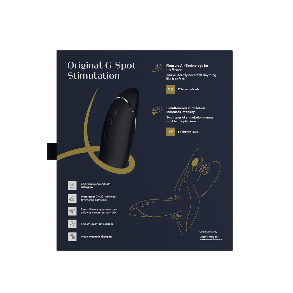 Womanizer – OG - G-Spot Vibrator – Dark Gray
