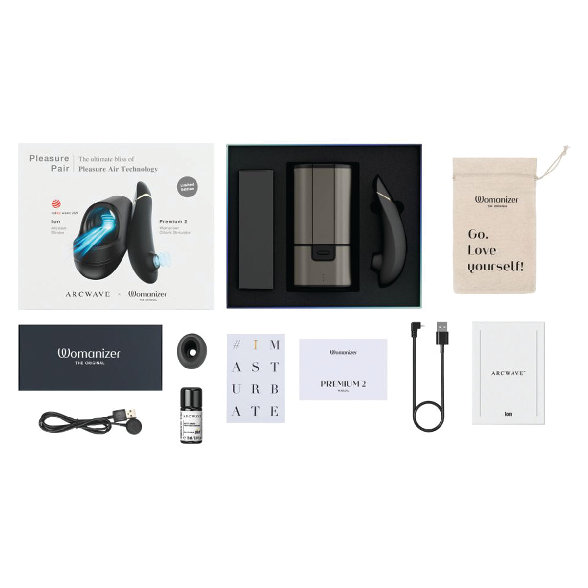 ARCWAVE x WE-VIBE® - Limited Edition Pleasure Pair Kit - Black