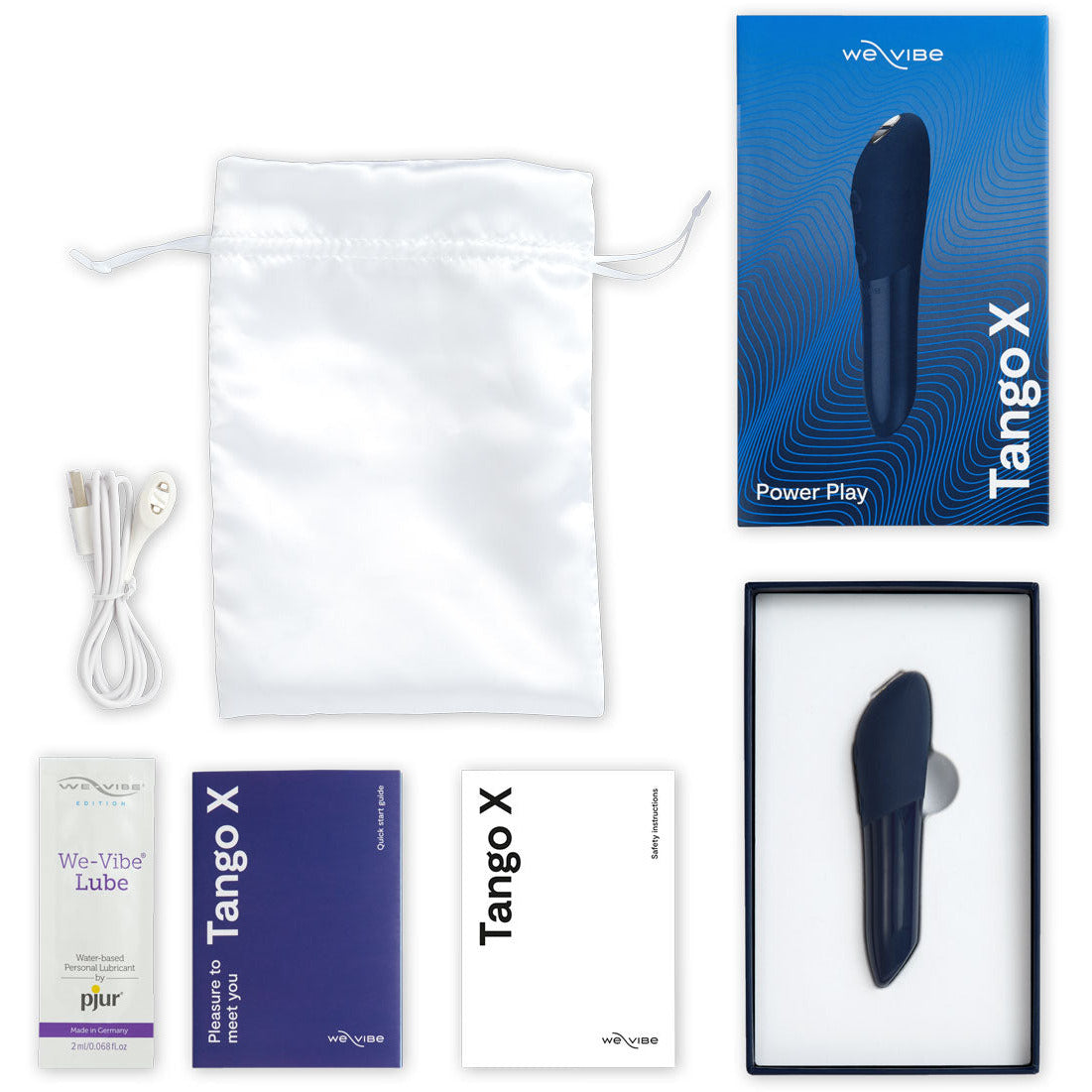 We-Vibe - Forever Favorites – Lay-On Vibrating Massager & Bullet Vibrator Special Edition Set – Velvet/Midnight Blue