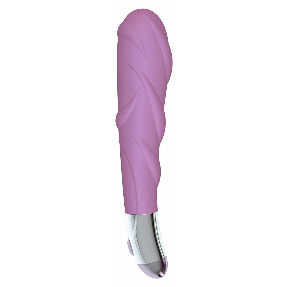 Mae B Lovely Vibes - Laced Textured Soft Touch Vibrator - Purple