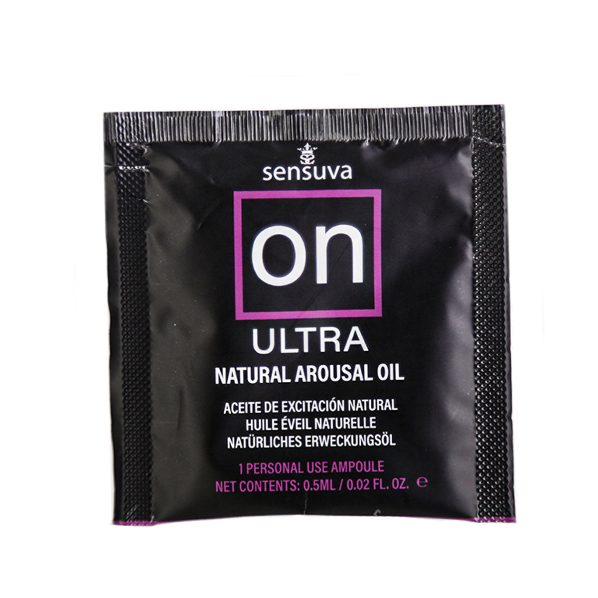 Sensuva – ON - Natural Arousal Oil For Her - Ultra – Foil 0.5ml/0.002 fl oz.