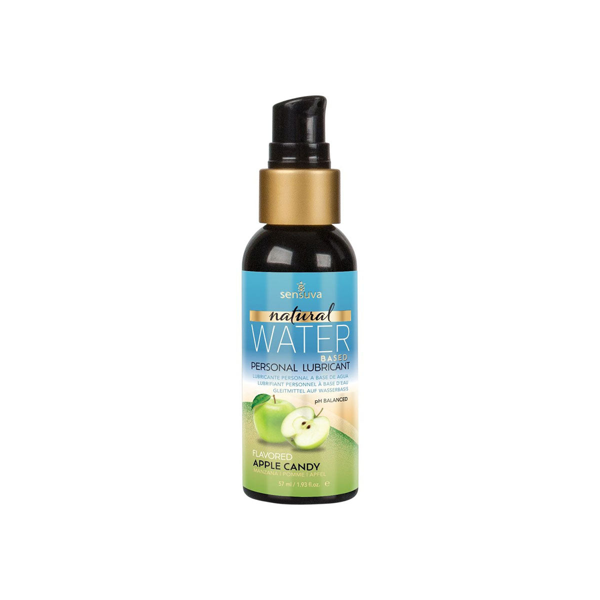 Sensuva Natural Water-Based – Flavoured Personal Moisturizer - 1.9 oz - Apple Candy