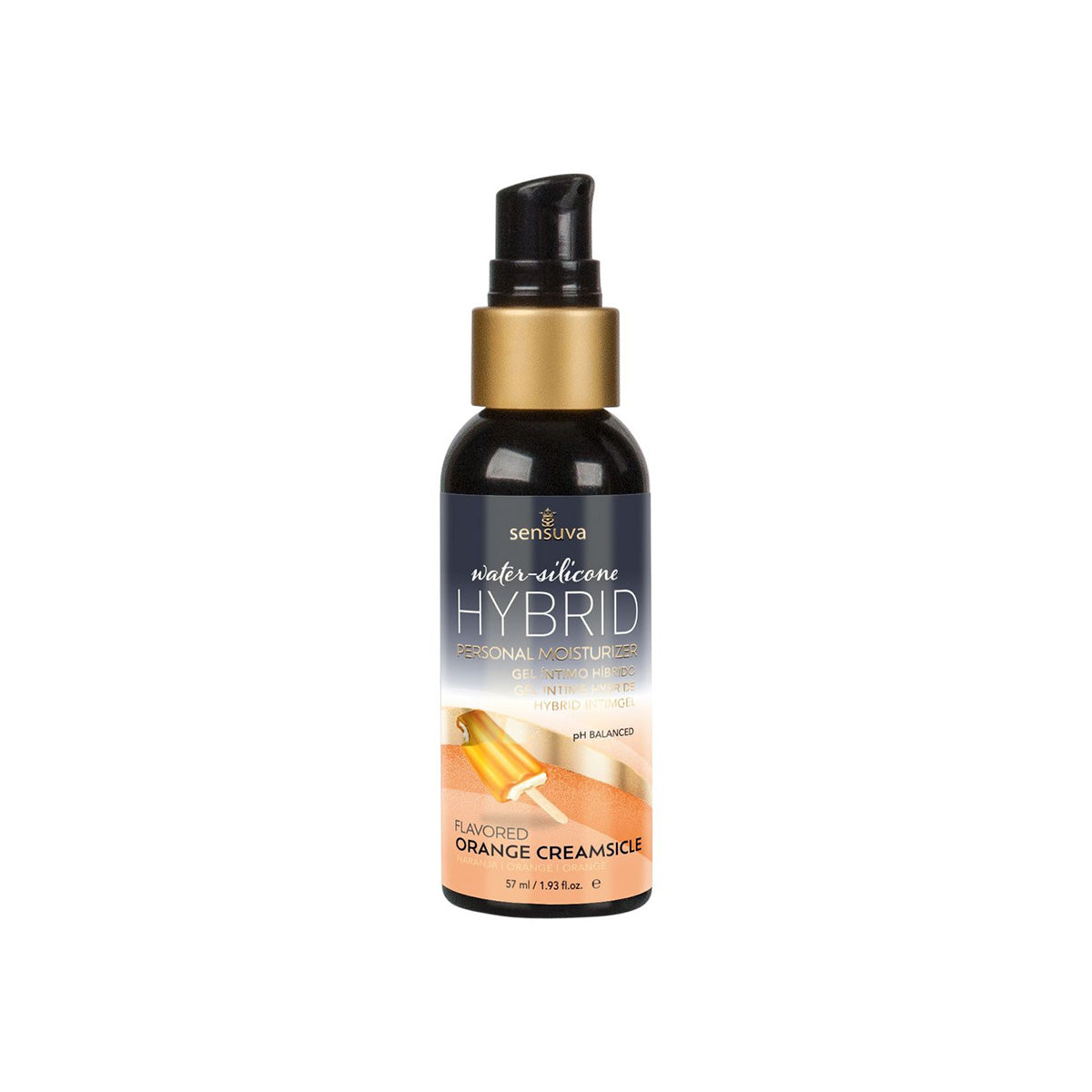 Sensuva Natural Water-Based – Flavoured Personal Moisturizer - 1.9 oz - Orange Creamsicle