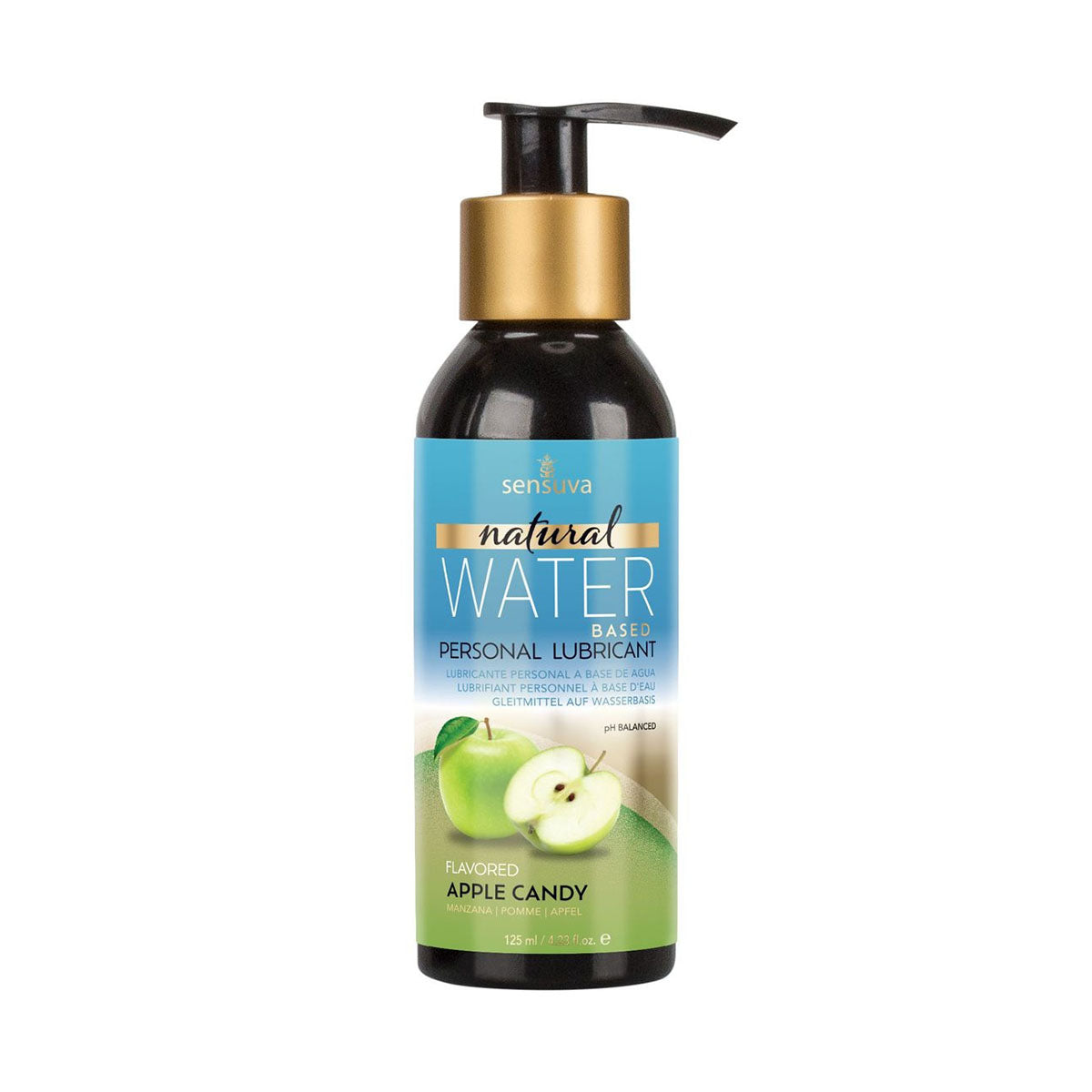Sensuva Natural Water-Based – Flavoured Personal Moisturizer - 4.2 oz - Apple Candy