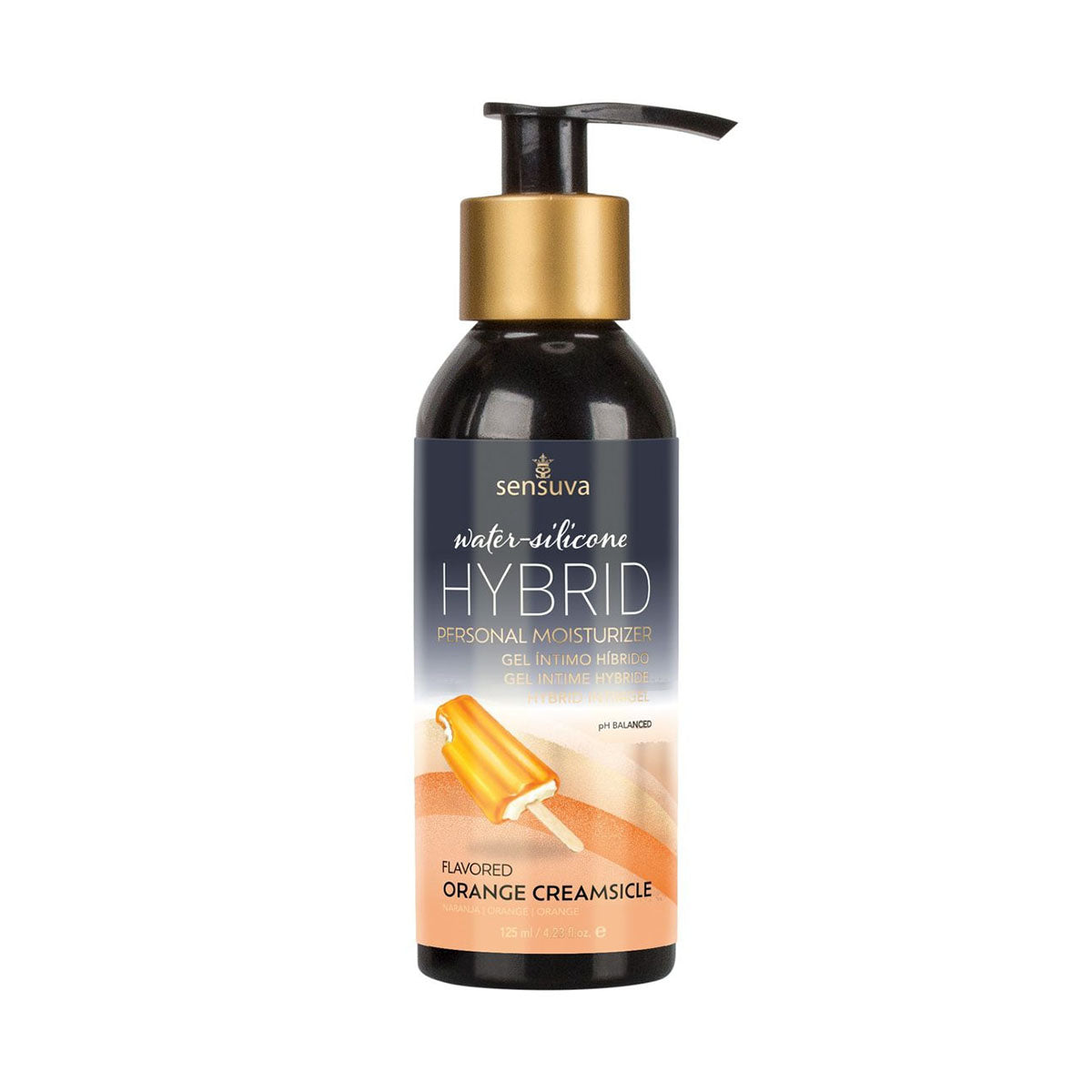Sensuva Hybrid Formula – Personal Lube - Flavoured - 4.2 oz-Orange Creamsicle