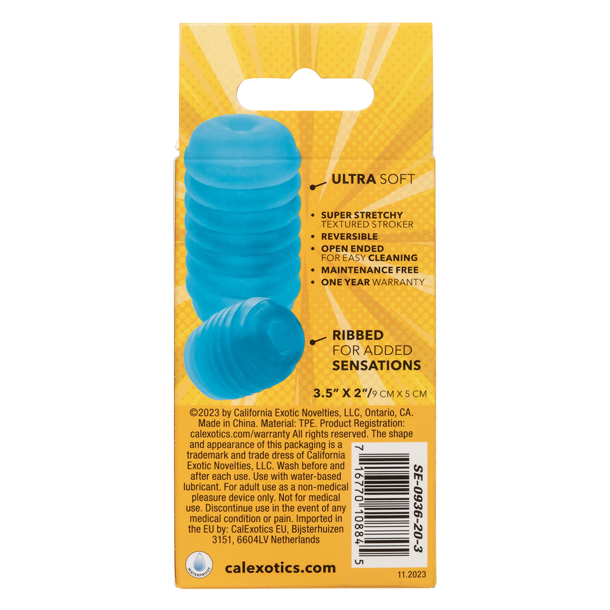 CalExotics® Pop Sock Ribbed - Blue