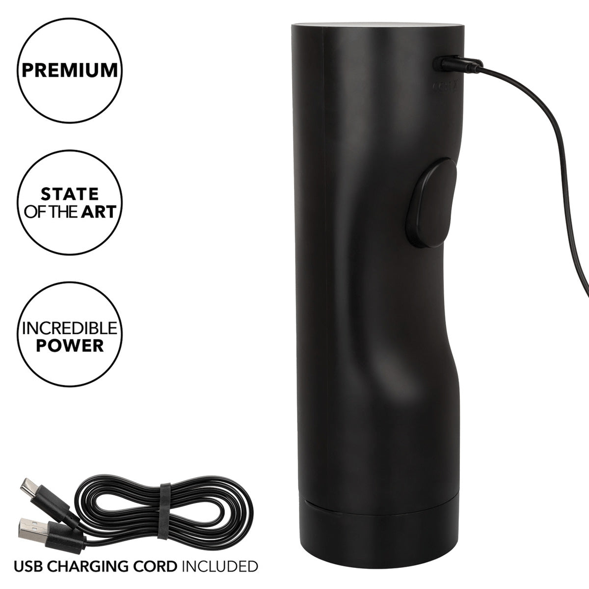 CalExotics® Bionic Vibro-Stroker with Oscillation & Suction