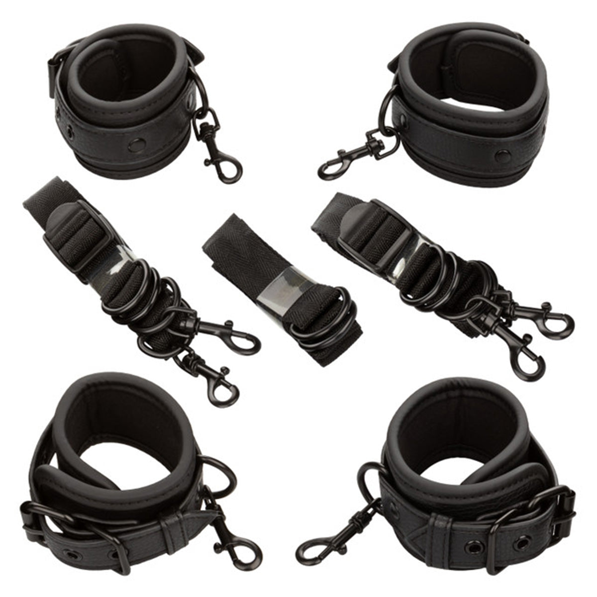 CalExotics® Nocturnal Collection Bed Restraints - Black