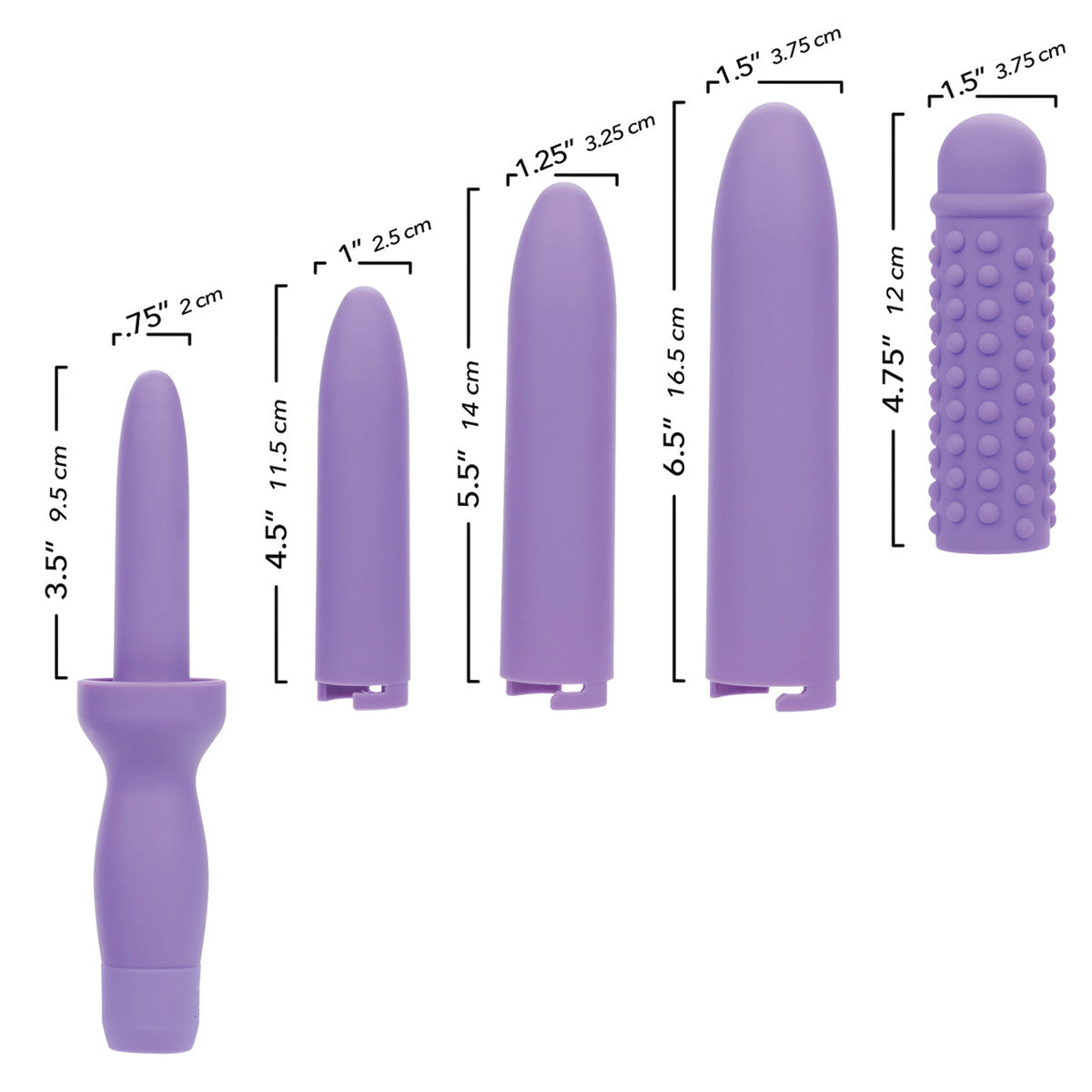 CalExotics® – Dr Laura Berman Rechargeable Dilators Set Silicone
