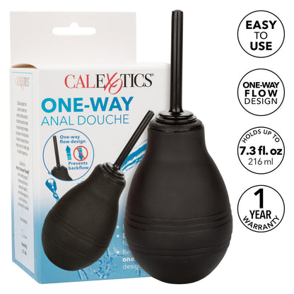 CalExotics® One Way Anal Douche - Black